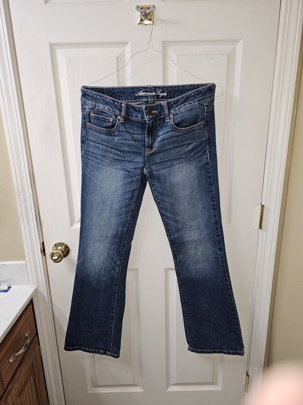 American Eagle Outfitters Dark Blue Flared Jeans